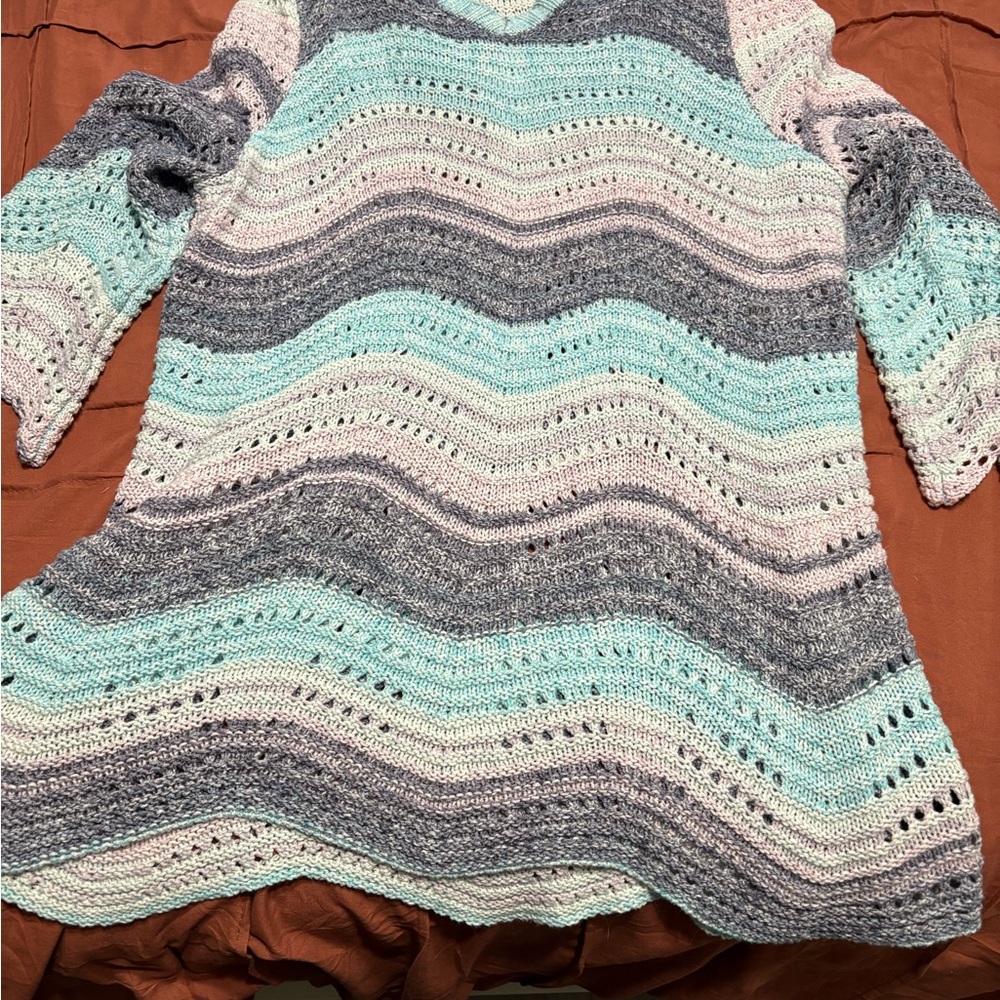 Striped Knit Sweater top